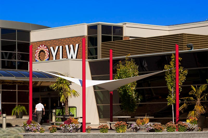 Kelowna International Airport Free Span Shade Sail