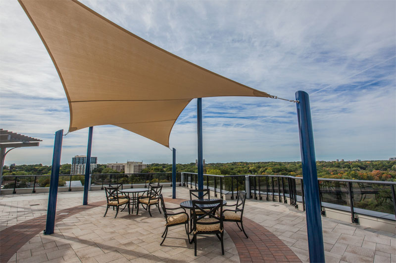 Calgary Rooftop Fabric Structure