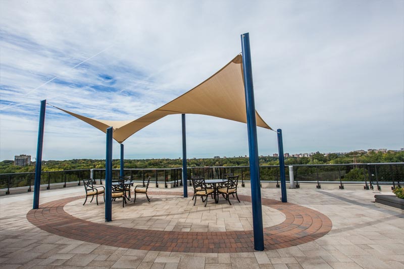 Calgary Rooftop Fabric Structure
