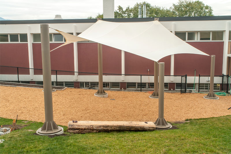 West Point Grey Academy Fabric Structure
