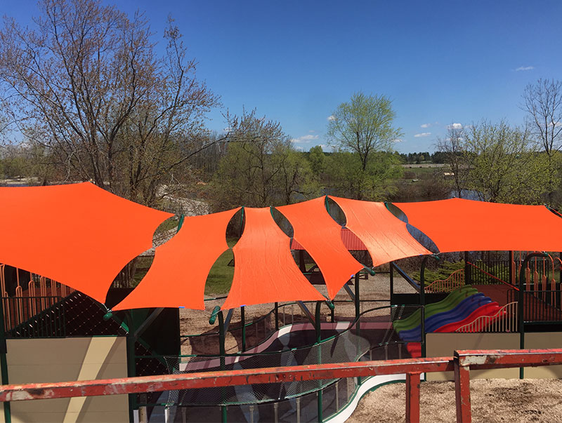 Multi-Sail Playground Shade