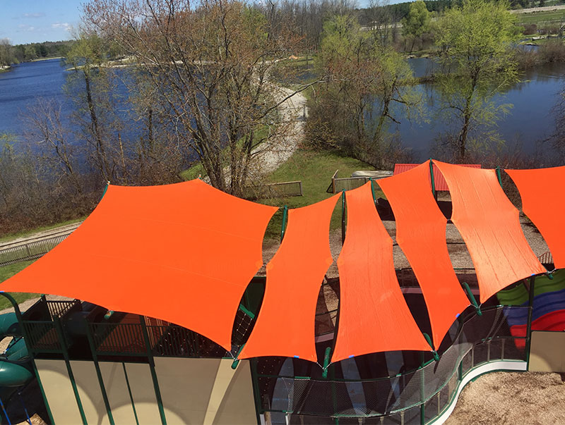 Multi-Sail Playground Shade