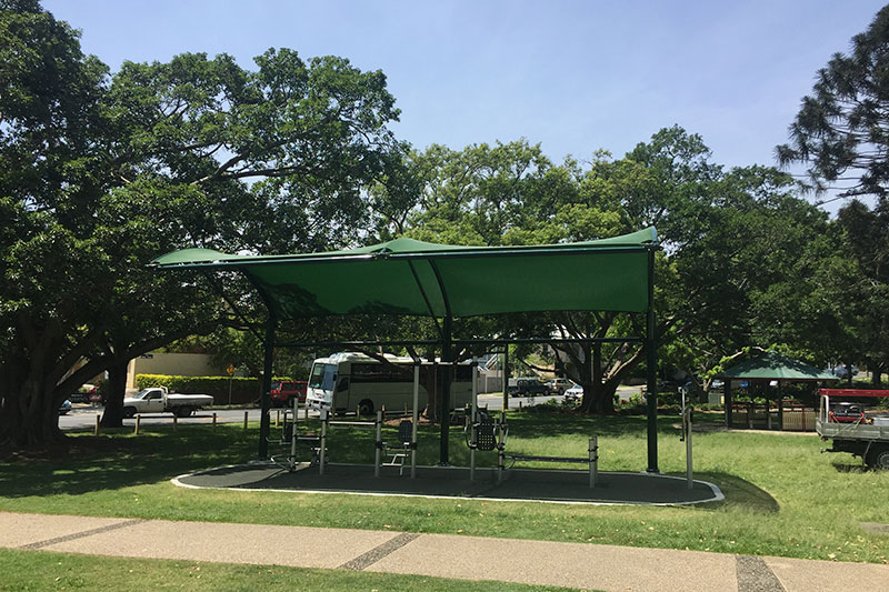 Cantilever Fabric Structure