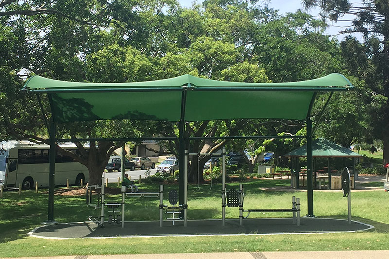 Cantilever Fabric Structure