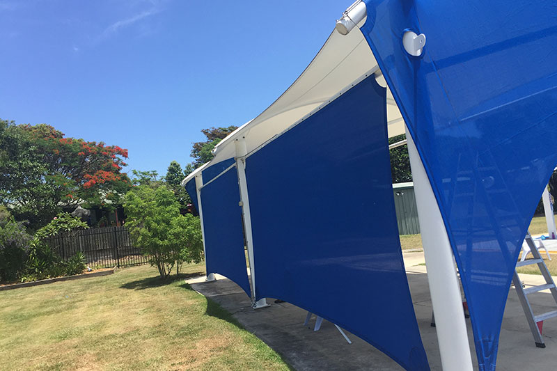 Cantilever Fabric Structure