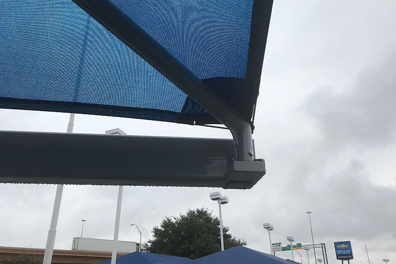 Cantilever Fabric Structure