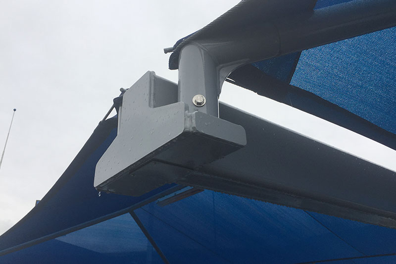 Cantilever Fabric Structure