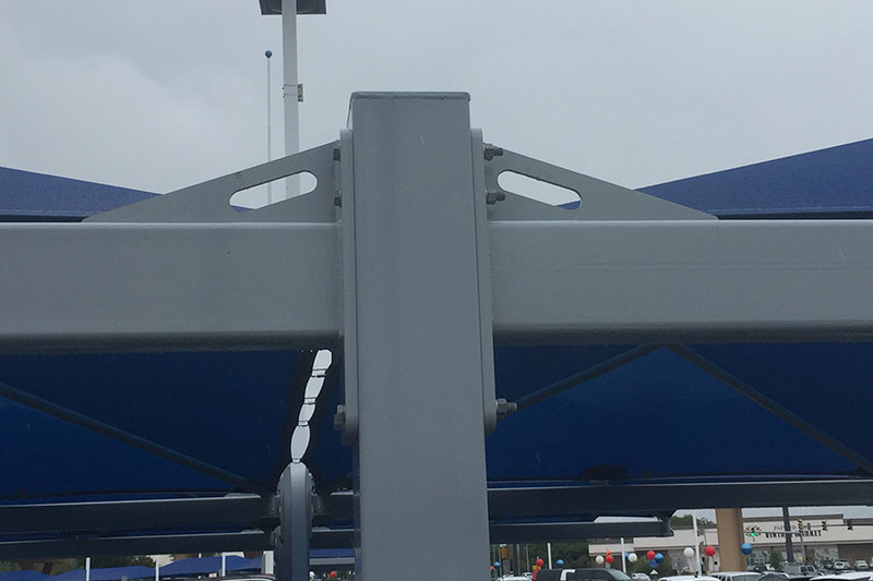 Cantilever Fabric Structure